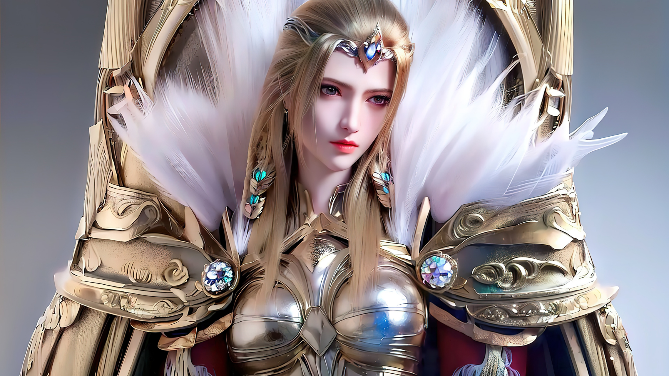 做点有意义的事#   国漫女神 | 天使彦 | 战衣 壁纸 #雄兵连#   把