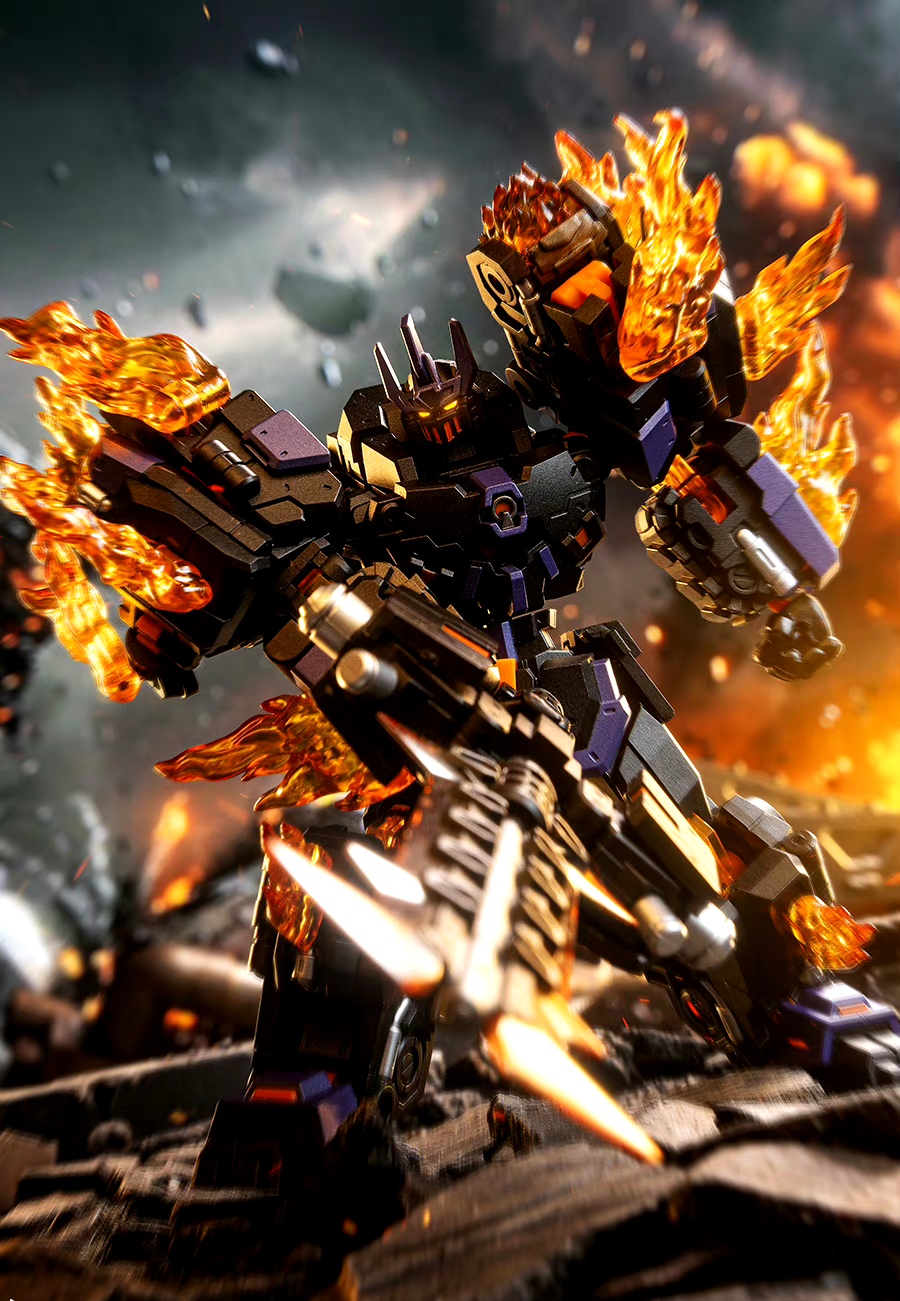 模型欣赏:铁工厂 ironfactory 堕落金刚,角色出自变形金刚idw漫画,是