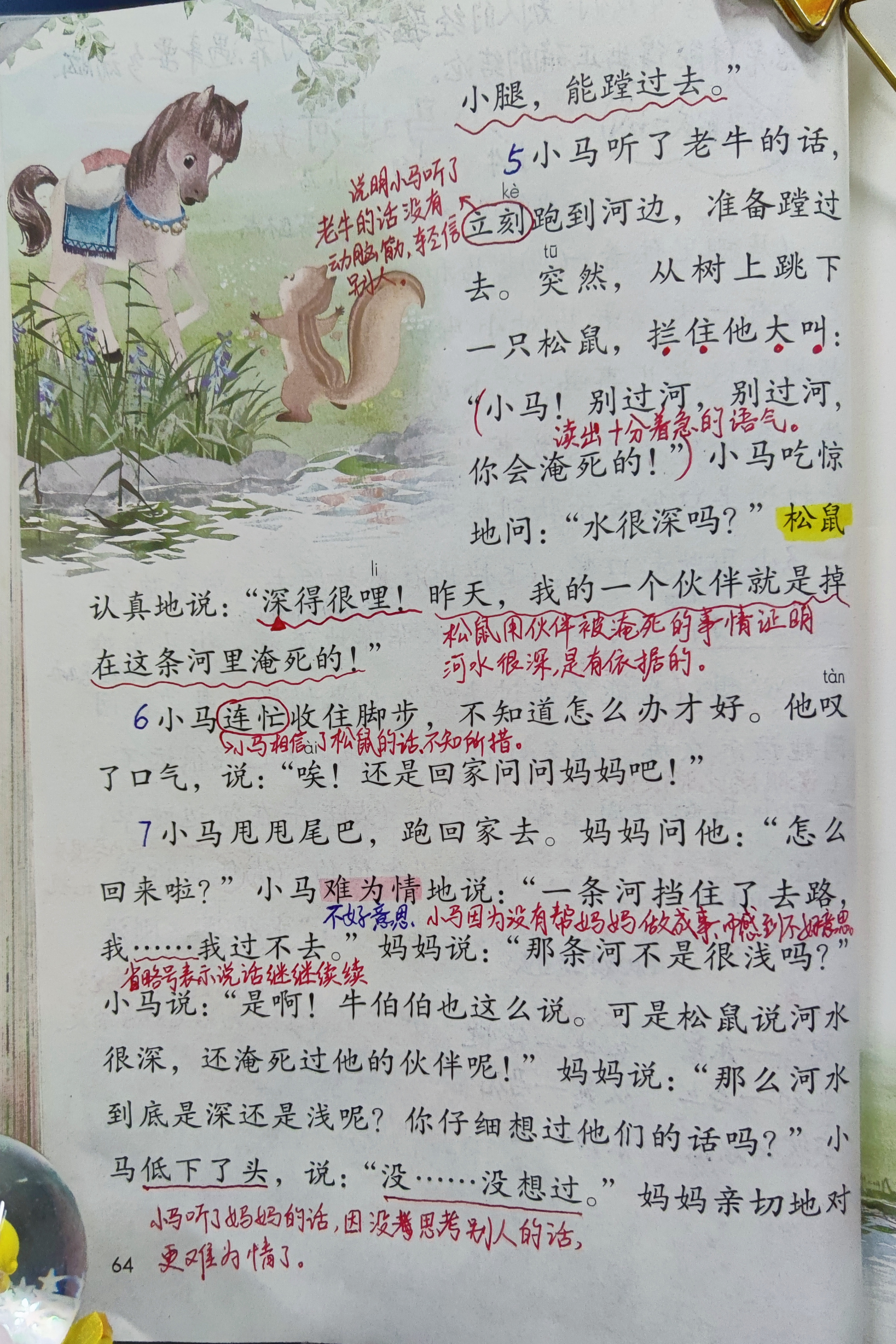 小马过河课本剧图片