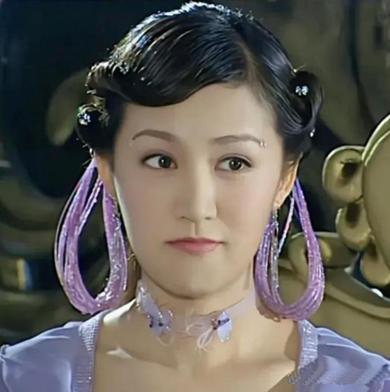 安宁公主这个角色,居然是陆毅的老婆鲍蕾出演的,好漂亮啊.