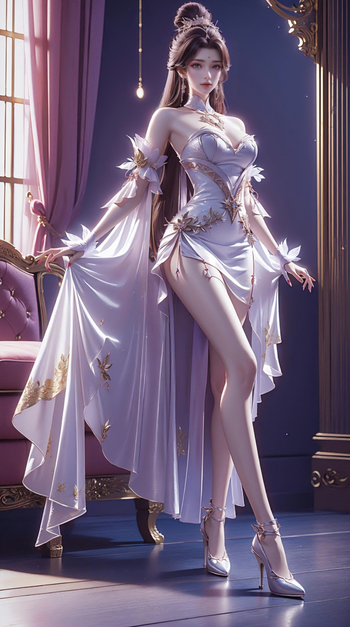 完美世界# #壁纸# #ai国漫美女# 完美世界月婵