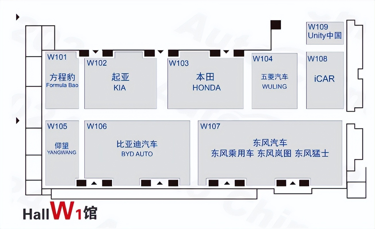 2024北京国际车展即将举办,展位图一公布就知道看点十足!