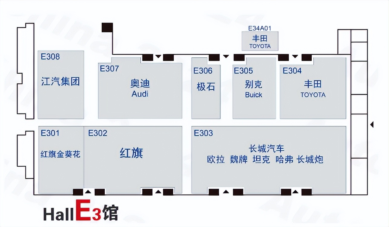 2024北京国际车展即将举办,展位图一公布就知道看点十足!