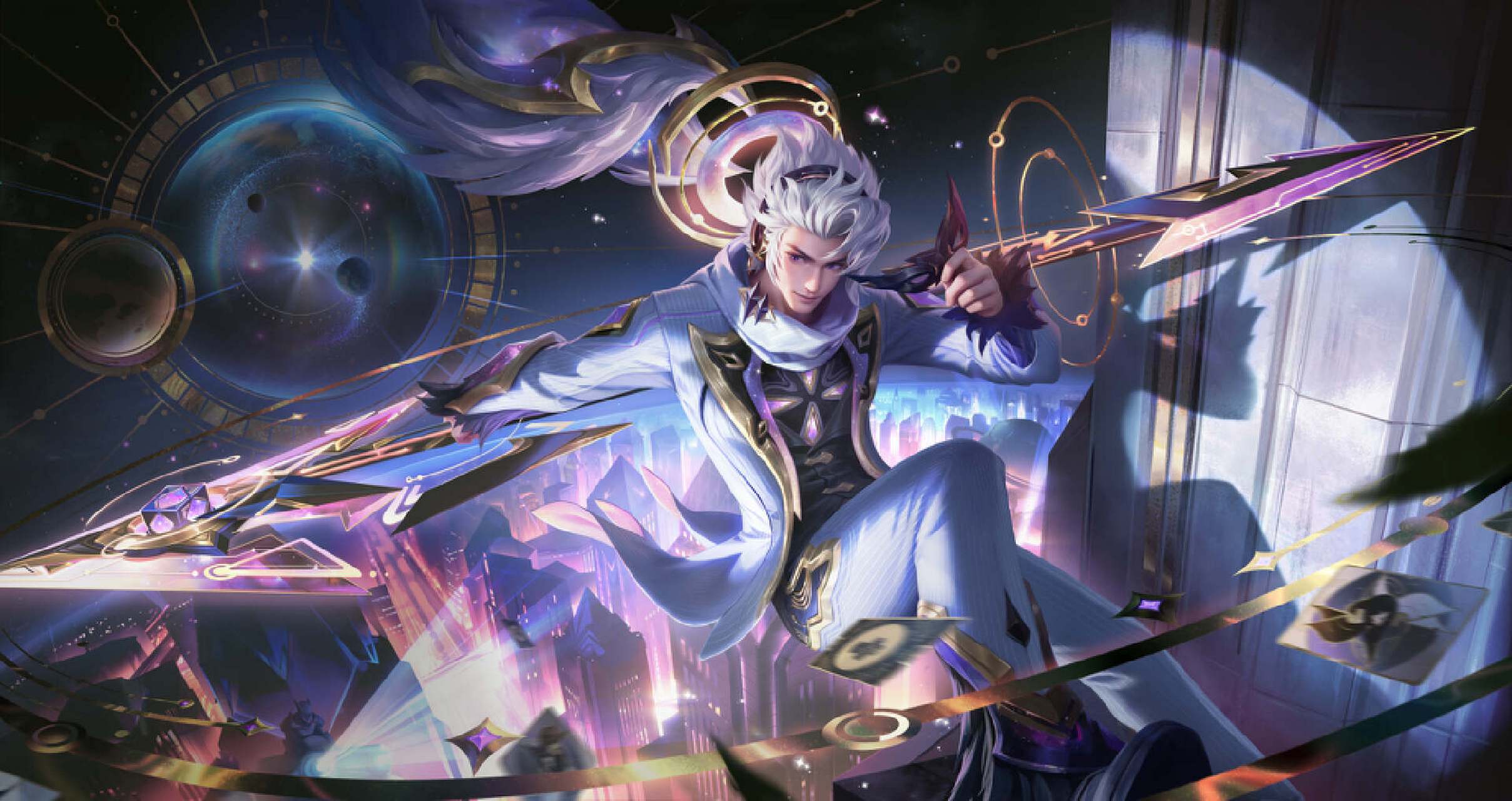 王者荣耀韩信无双限定皮肤惊艳上线!海报炫酷至极,形象帅气无匹.