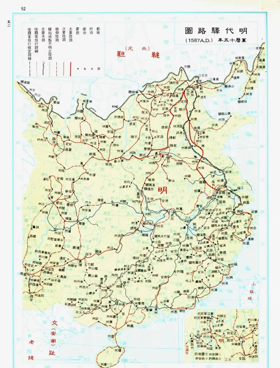 从地图上看,明朝时期的江西还是很重要的