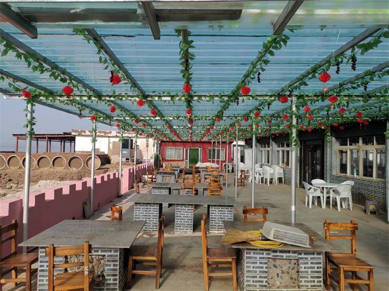 辽宁葫芦岛东戴河止锚湾海趣渔家农家院,两个院35间房,每人240