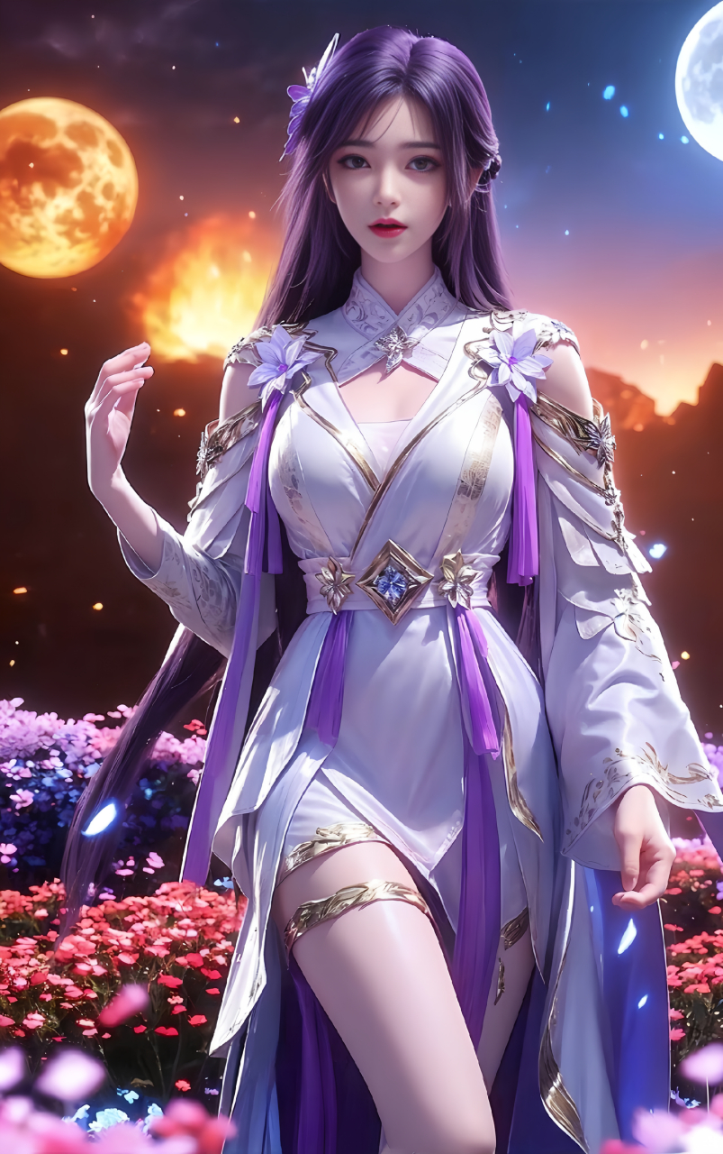 《完美世界》国漫女神ai美图:石昊最后有多喜欢云曦,冒险为她摘来可保