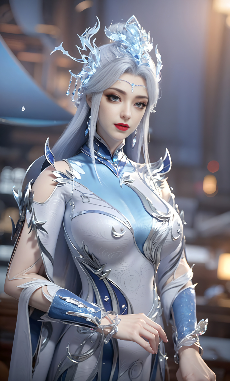 国漫女神ai美图:《百炼成神》里的小蝶,宁雨蝶,冰雪女祭司,她们是什么