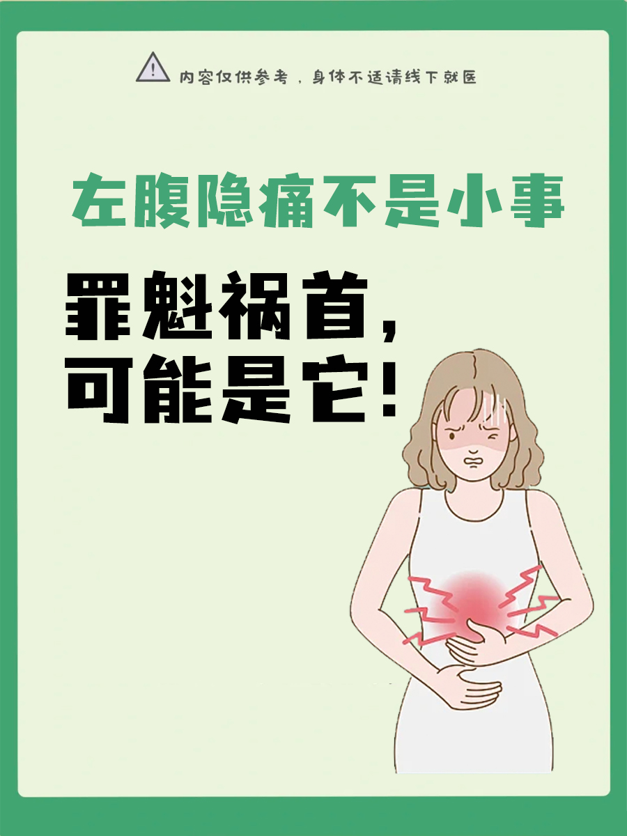 女性左下腹疼图片