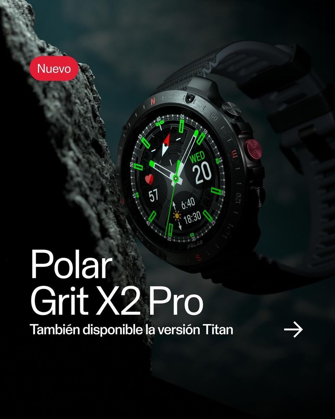 polar grit x2 pro 博能心率表 心率测量仪 hrv心率变异性分析仪