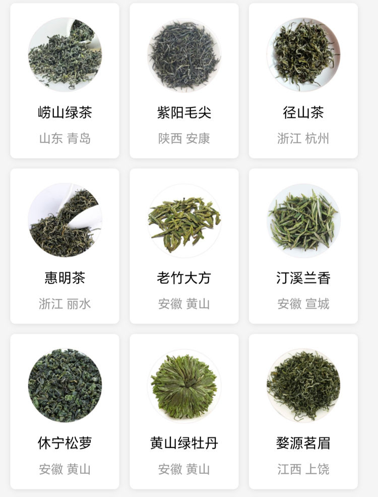 绿茶有哪些品种