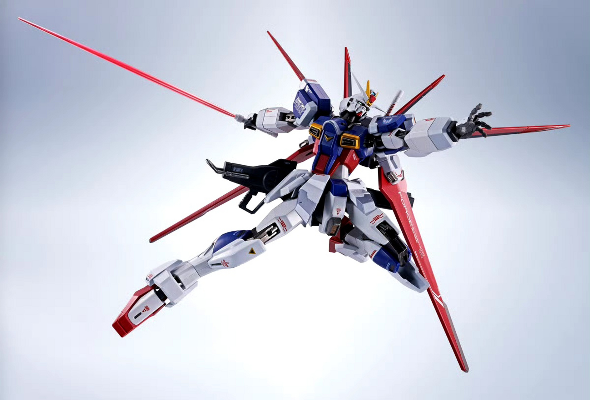 模型欣赏:魂限 metal robot魂 空战脉冲高达spec Ⅱ,配色调整,标识