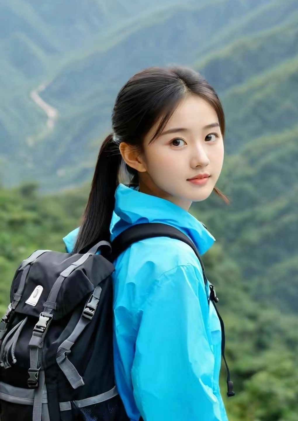 她没有物质的追求,只有对爱情的执着和真诚.初恋女友,是花见花开,人见