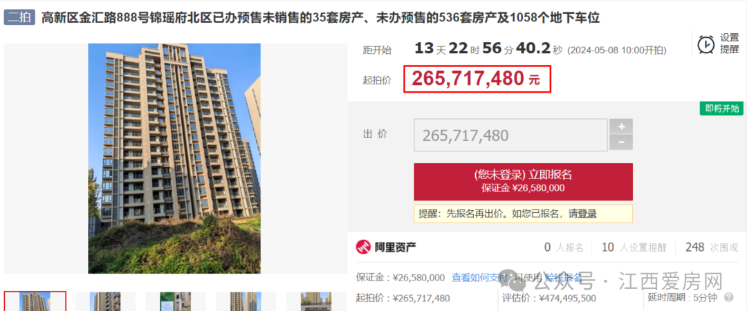 降价20%!新力高新楼盘5月8日二拍!南昌多地要征迁!