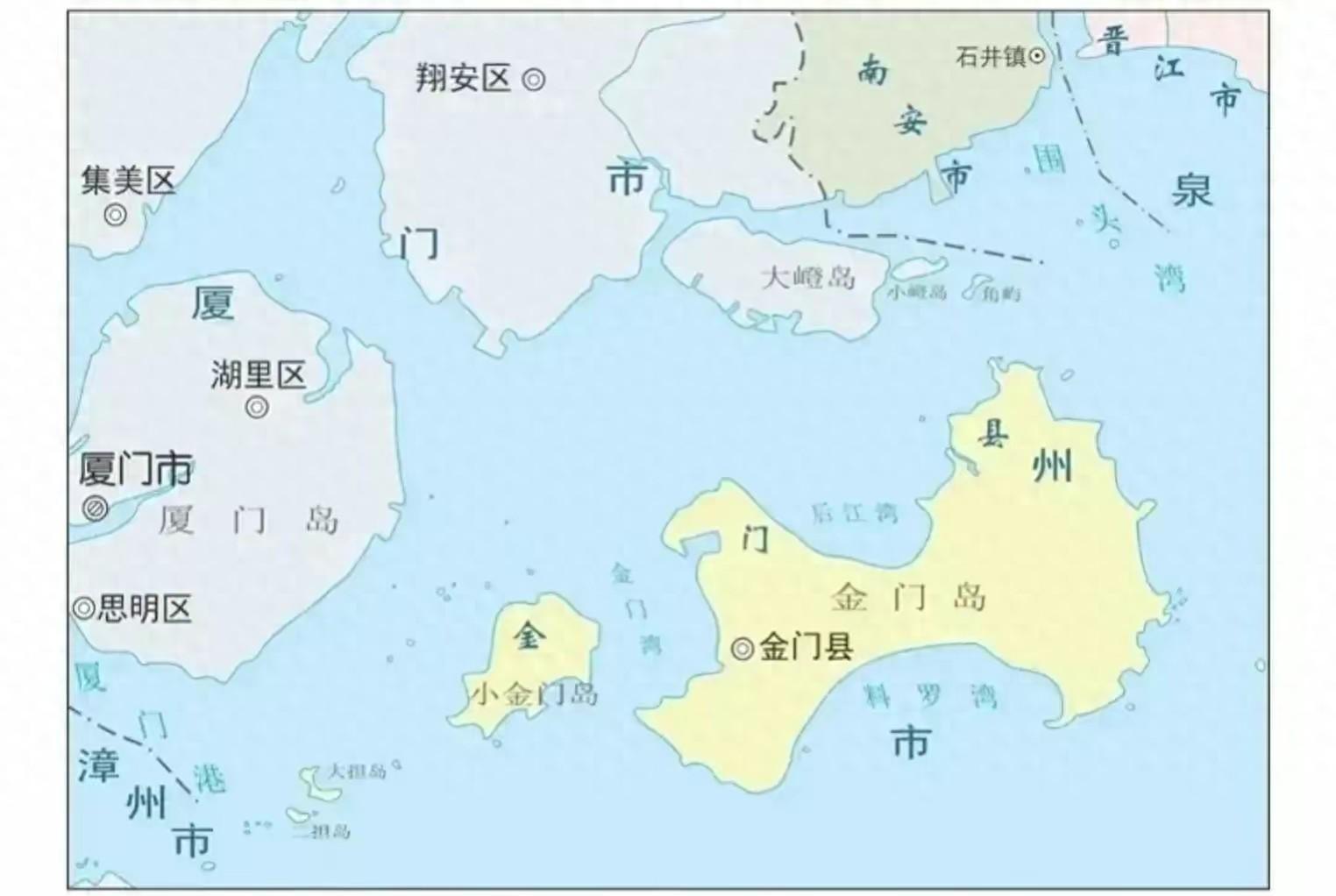 被台湾当局暂管下的福建省离岛——金门,马祖以及乌坵