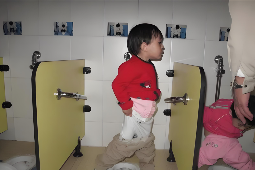 如厕幼儿园小女孩如厕考核幼儿园大小便幼儿园女厕所幼儿园女孩上厕所