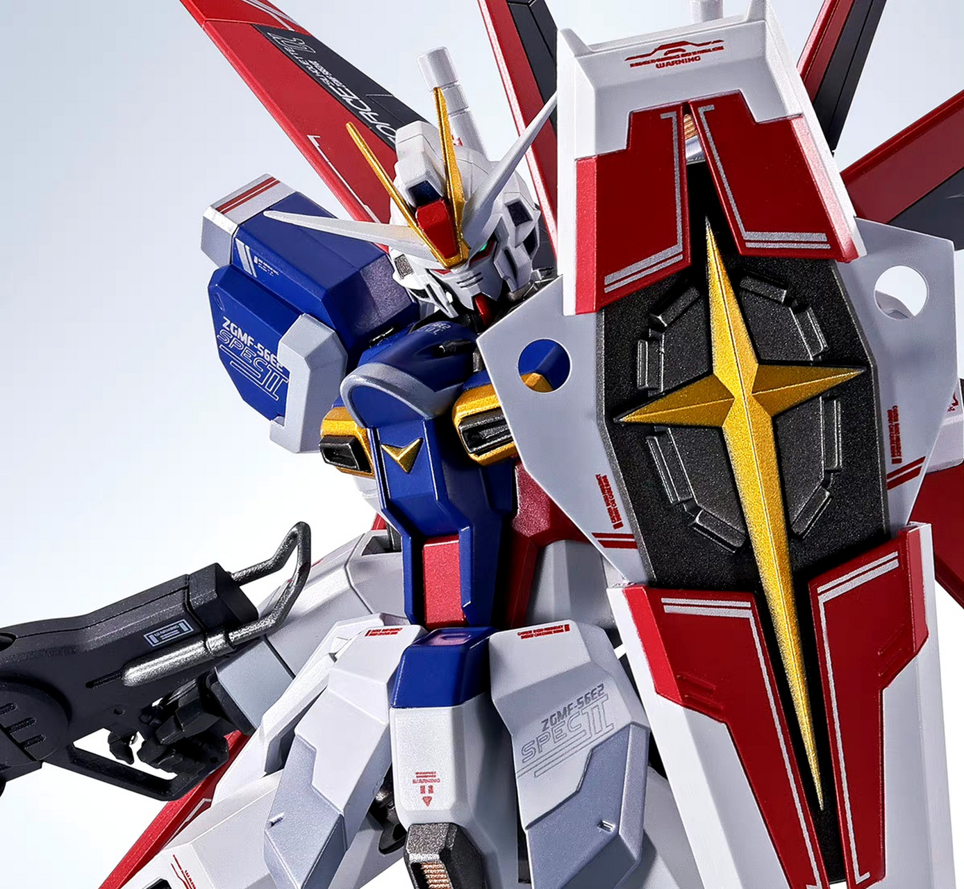 模型欣赏:魂限 metal robot魂 空战脉冲高达spec Ⅱ,配色调整,标识