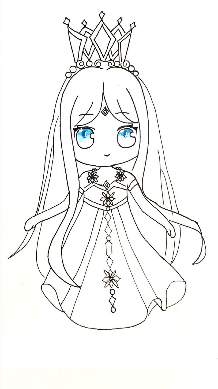冰公主简笔画 今天教大家如何画一个冰雪奇缘里的冰公主艾莎.