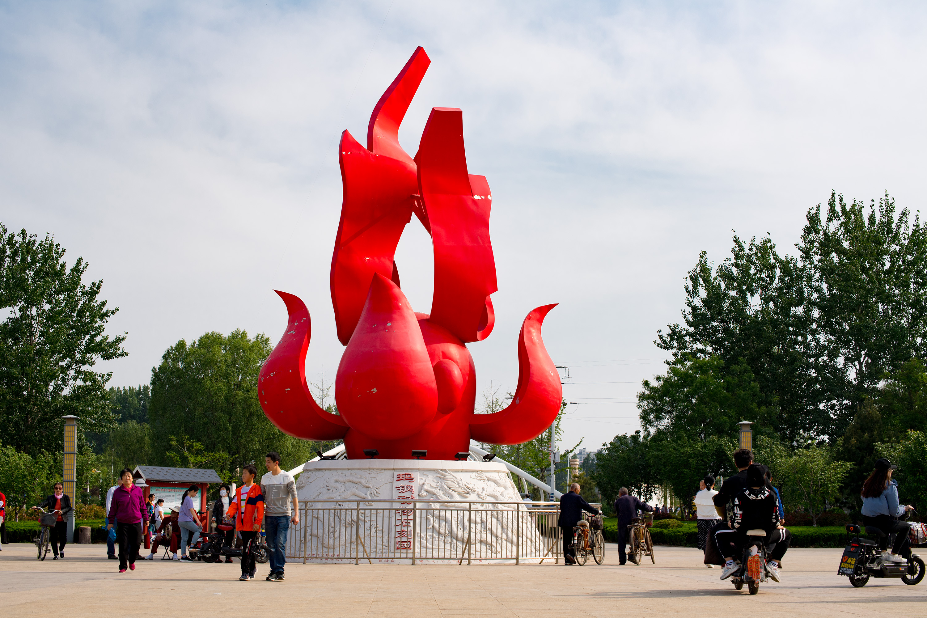 很多人都忘了,济南的市花除了荷花还有玫瑰花,五一期间正是玫瑰和