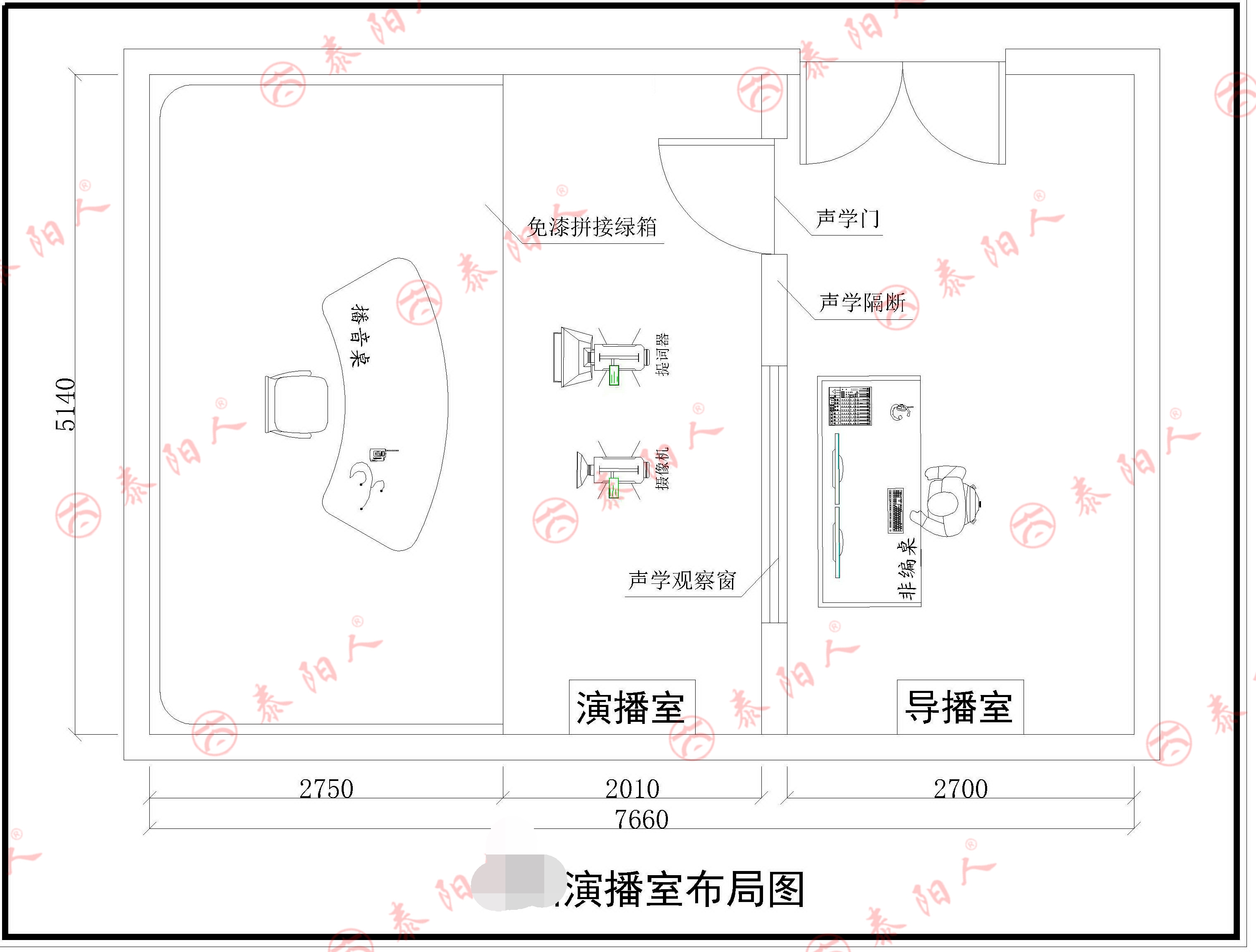 校园电视台平面图图片