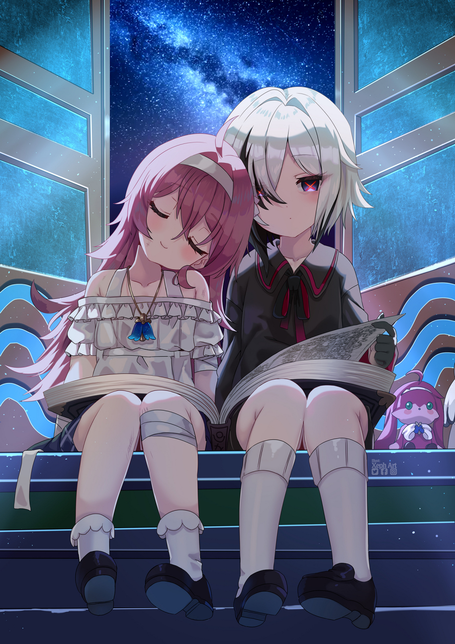 女孩子贴贴真是太唯美了[打call][打call][打call] 人物:仆人阿蕾奇诺