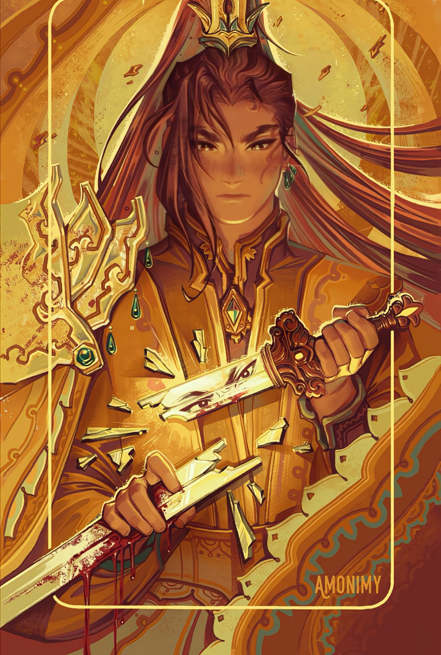 四大名景之一——将军折剑 x: amomima7777 #漫画# #天官赐福