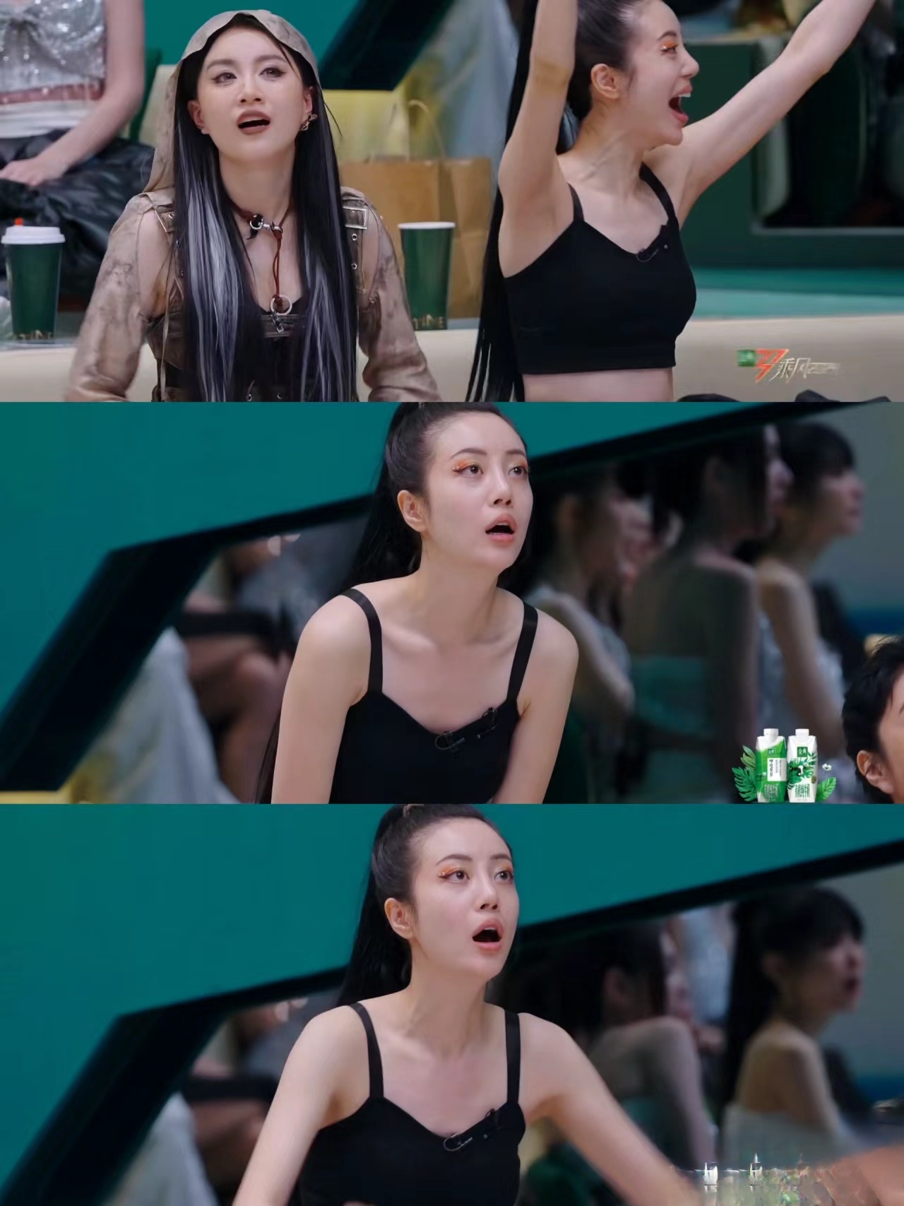 李溪芮以为本队赢了提前欢呼结果被反超一整个崩出表情包