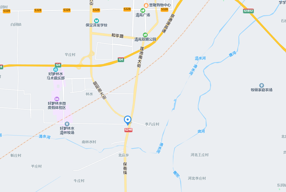 保定清苑优质独院场地,可建厂库房出租
