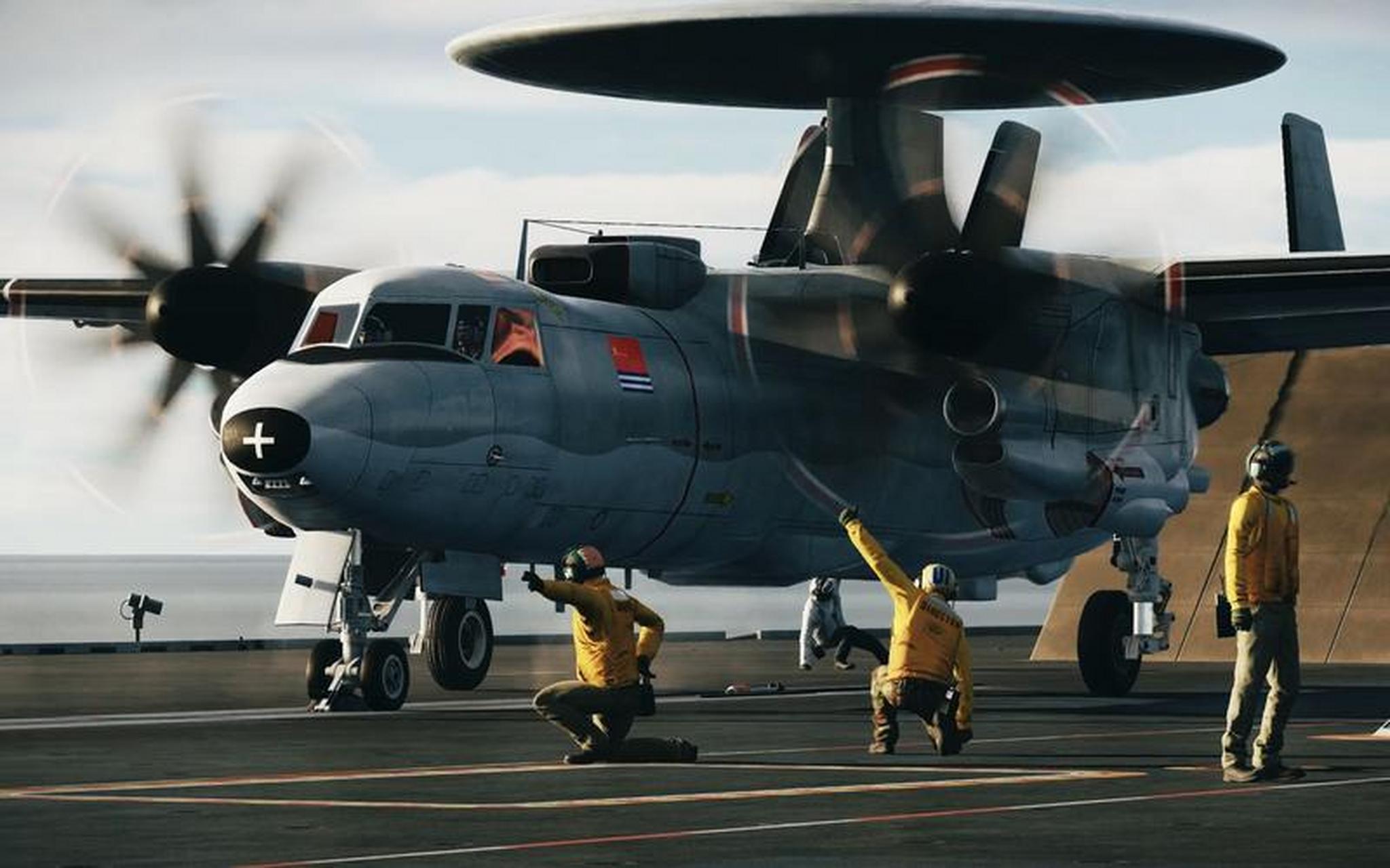 我国空警-600舰载预警机即将登陆福建号航母.