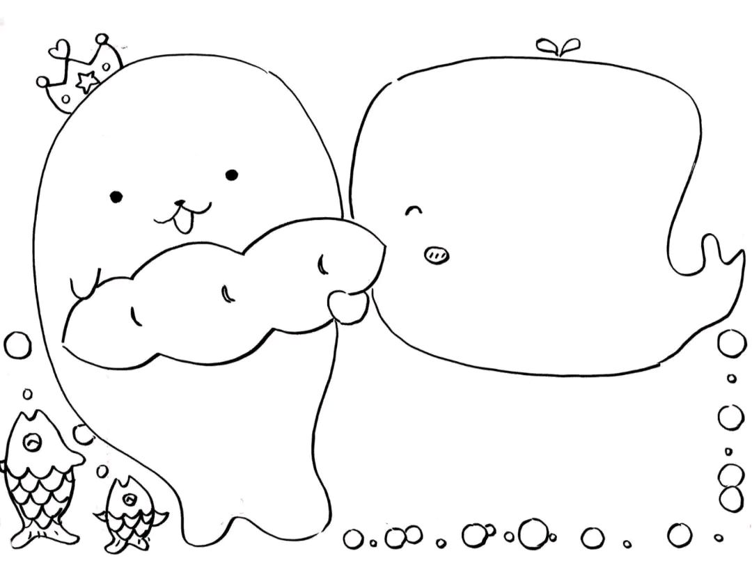 通用手抄报模板(黑白可打印)描边涂色,为您提供一款简约实用的手抄报