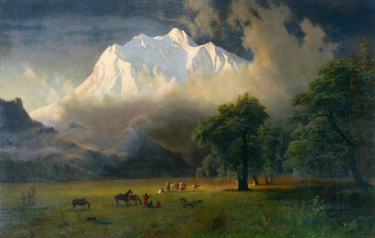 史诗般波澜壮阔的油画