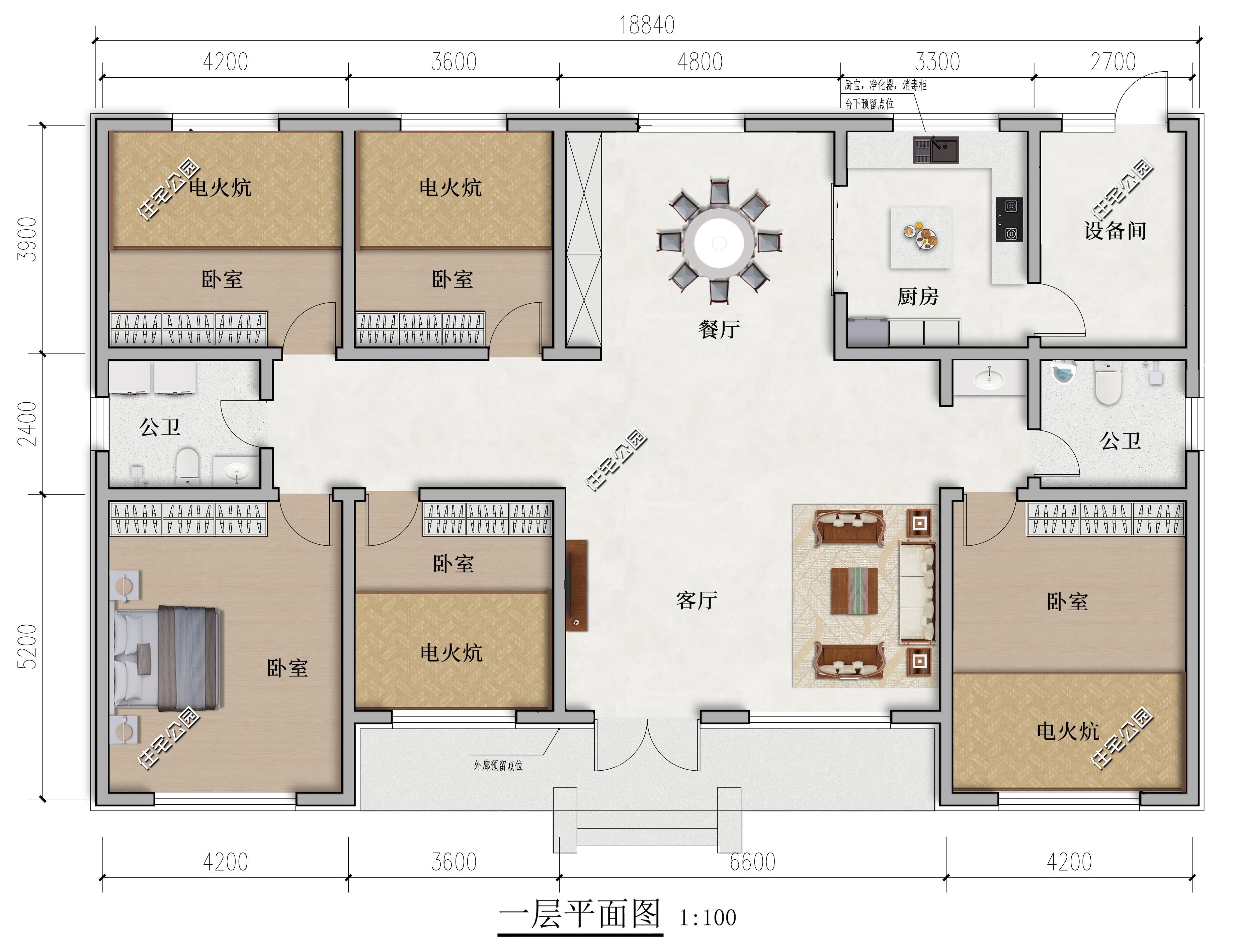 农村10套一层小平房,功能齐全造价低,一套比一套美!