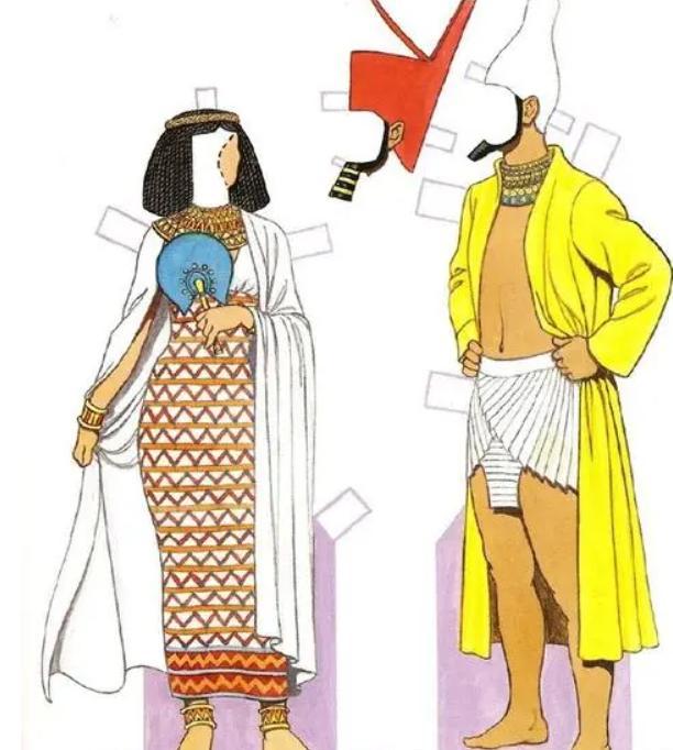 古埃及的服饰与时尚  古埃及,一个充满着谜团和神秘感的古老文明.