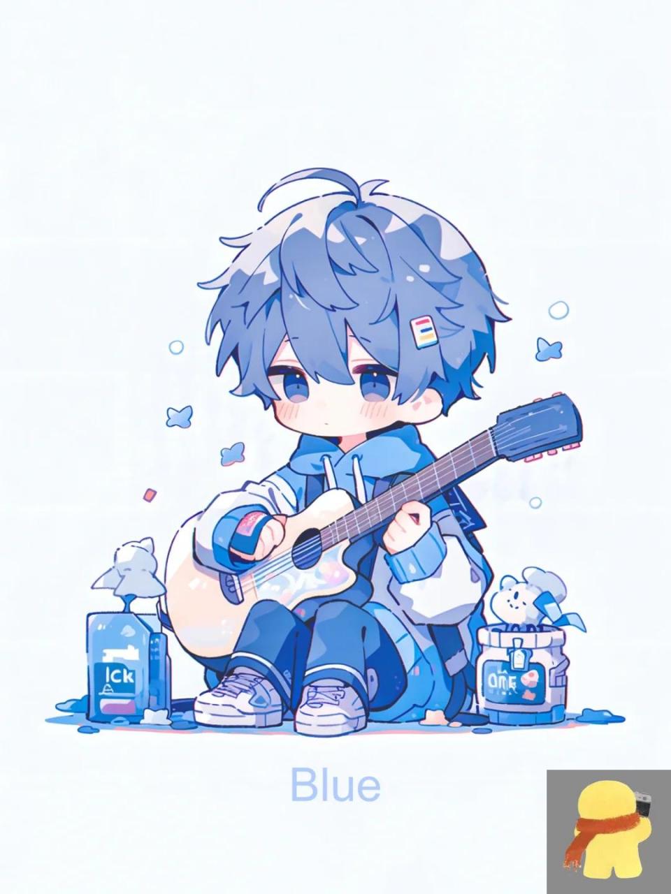 02q版蓝色系|hi～可以听下你的音乐99吗? 93女生版在上一篇