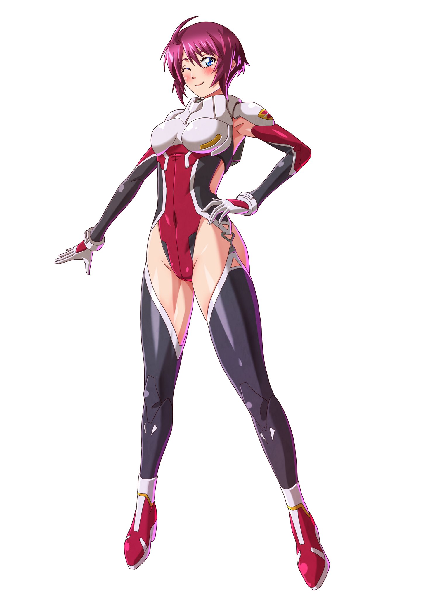 高达seed露娜,米娅(拉克丝)外挂装备机娘概念设计,这组设计来自sakura