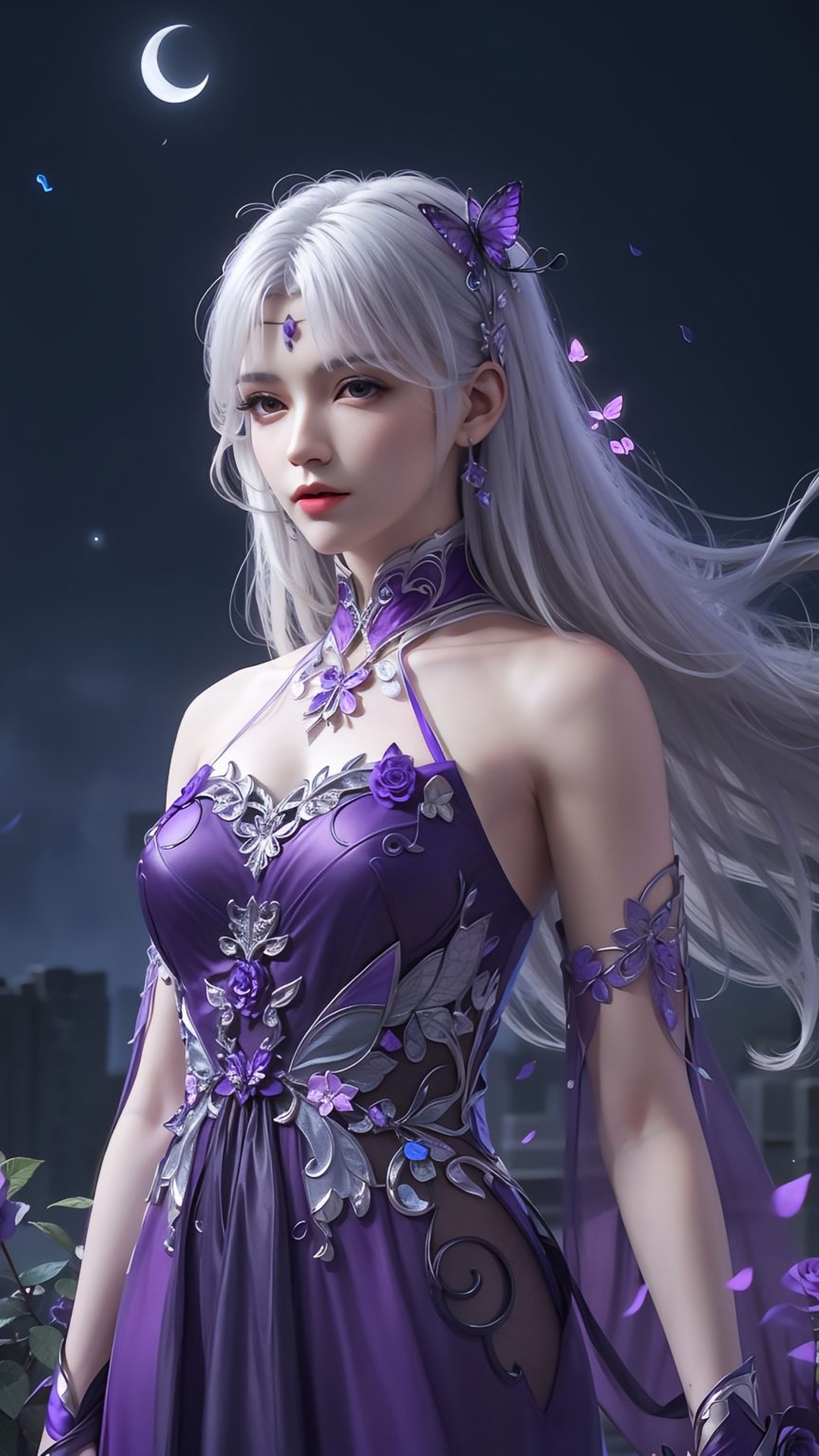 《斗破苍穹》国漫女神小医仙ai手机壁纸:陪伴最久的女主