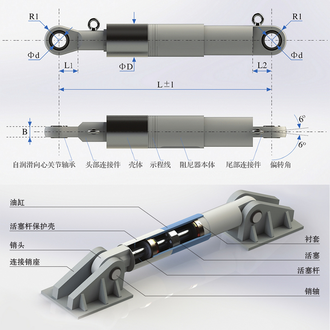 阻尼杆原理图片