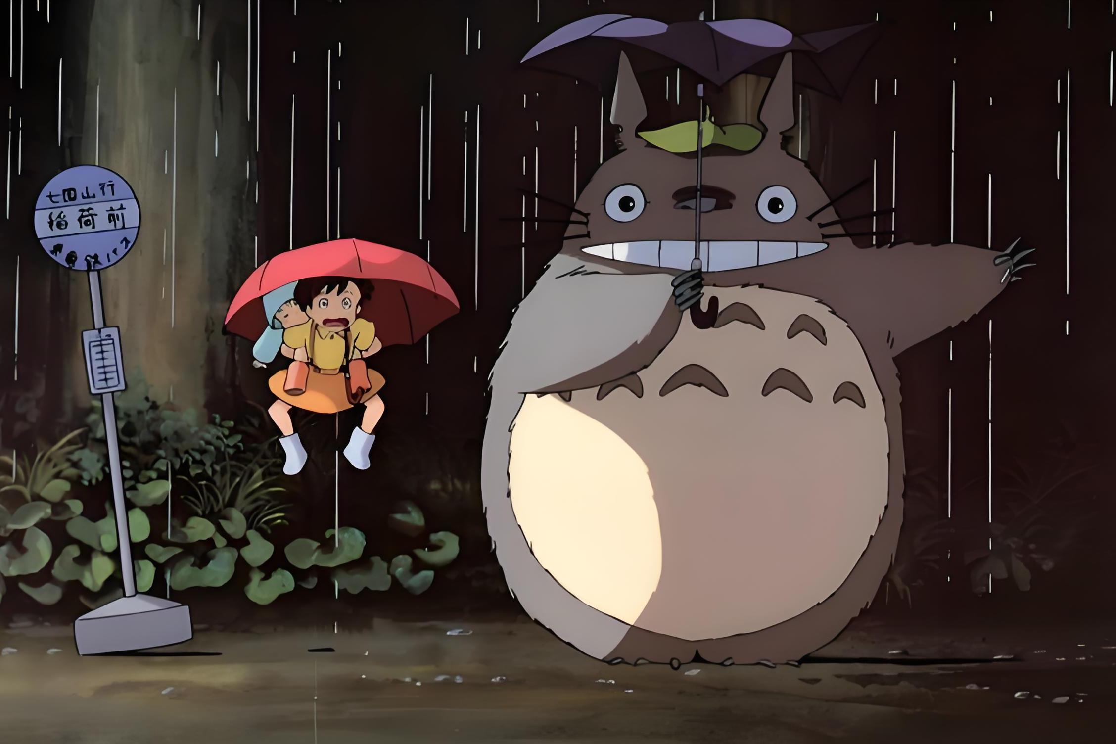 《龙猫》是宫崎骏的动画杰作,以乡村为背景,描绘了两个孩子与神秘生物