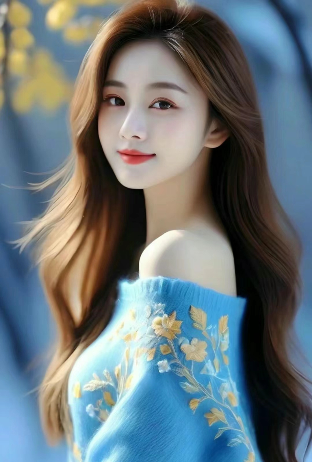 她总是那么小鸟依人,惹人怜爱