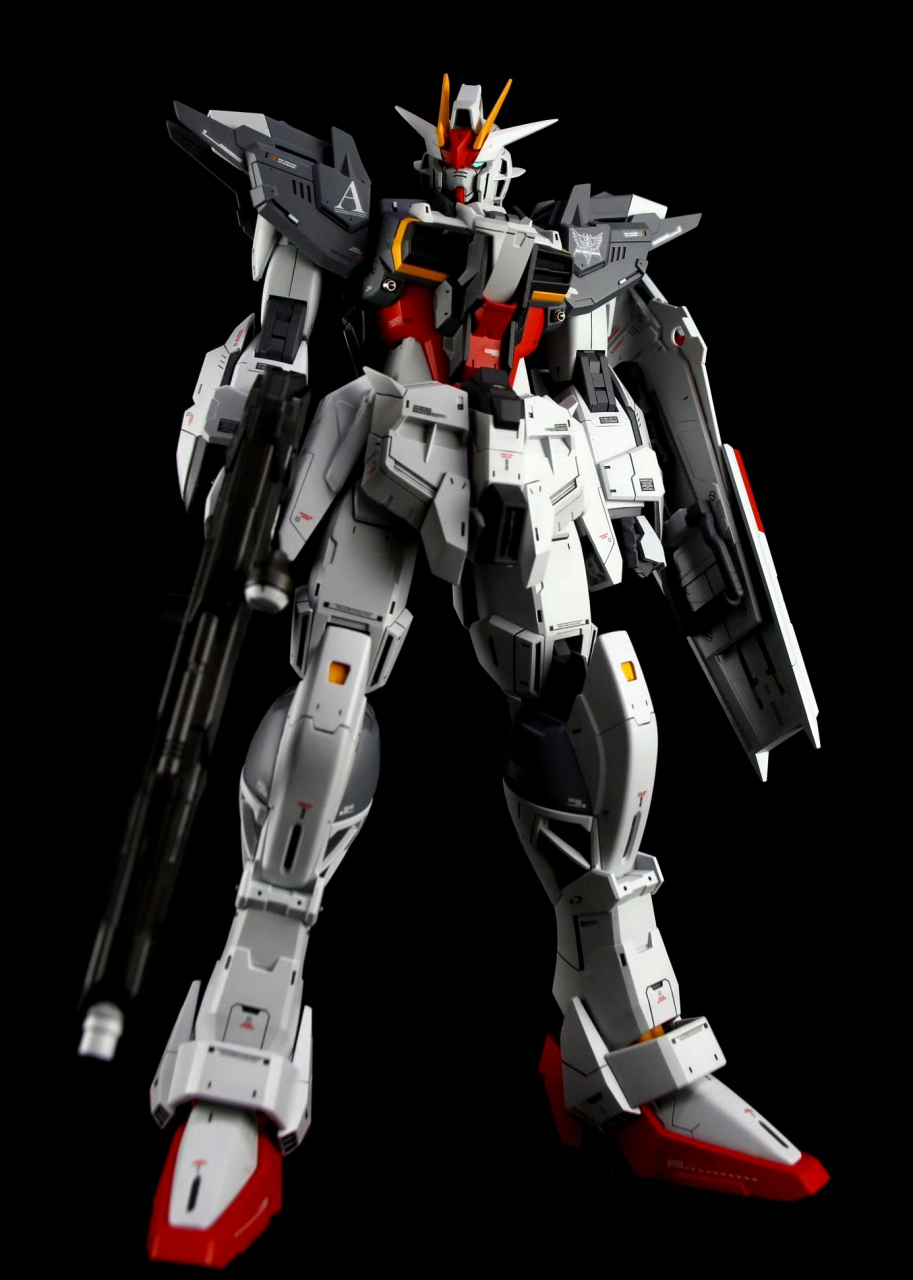 模型欣赏:mg ex脉冲高达,机体出自外传漫画作品《高达创形者 genius