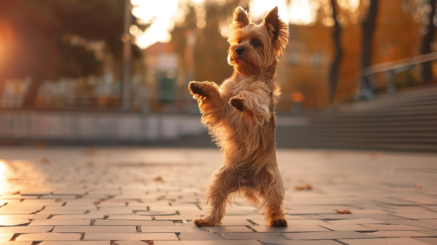 每只狗狗的舞蹈风格,表现出了它们独特的搞笑动作