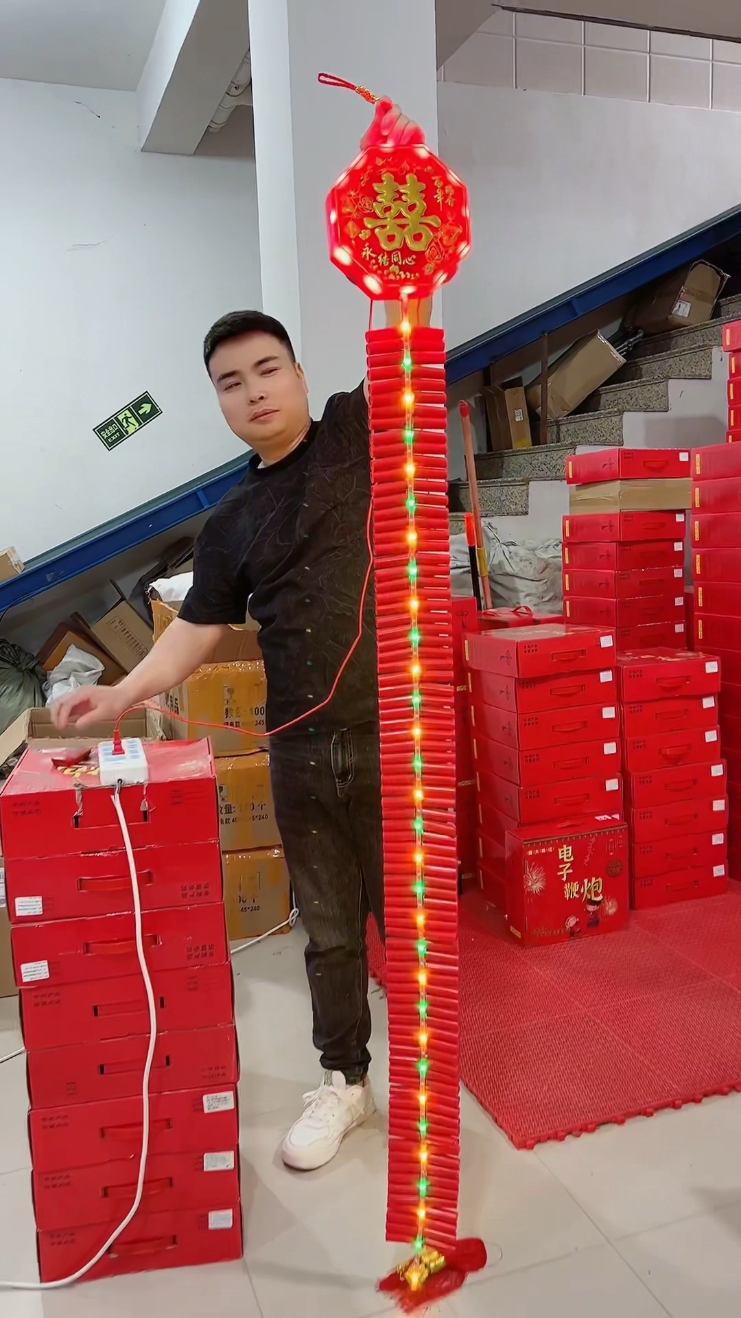 智能环保遥控电子鞭炮 可循环使用 结婚嫁娶 喜庆氛围