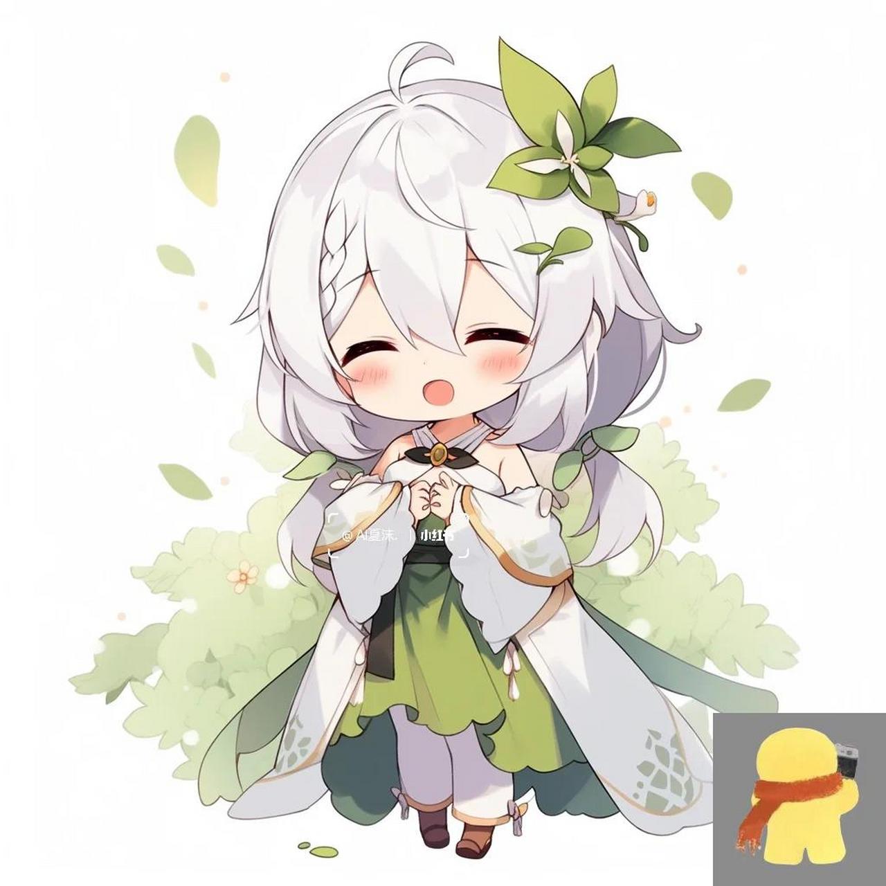 绘画素材|q版人设立绘 不建议直接拿走用 需要微调修改 喜欢自截