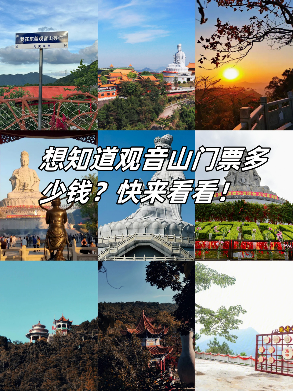 想知道观音山门票多少钱?快来看看!