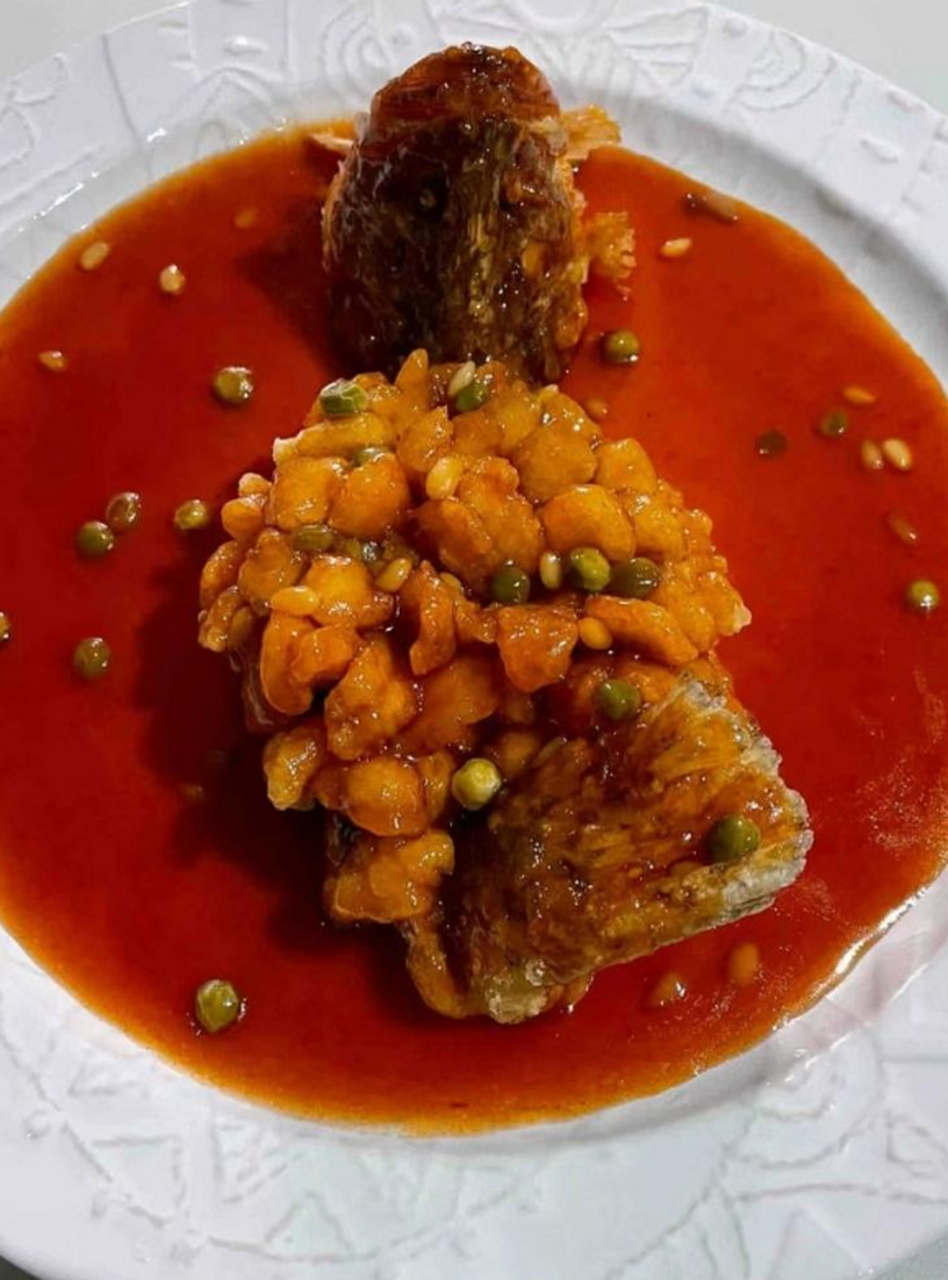 去饭店点了一份松鼠鱼,可是我看哪一盘也不像啊?有吃过的吗?