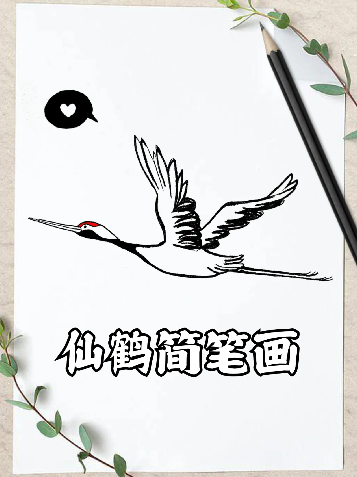 丹顶鹤简笔画仙鹤怎么画丹顶鹤怎么画鹤简笔画鹤怎么画白鹤怎么画仙鹤