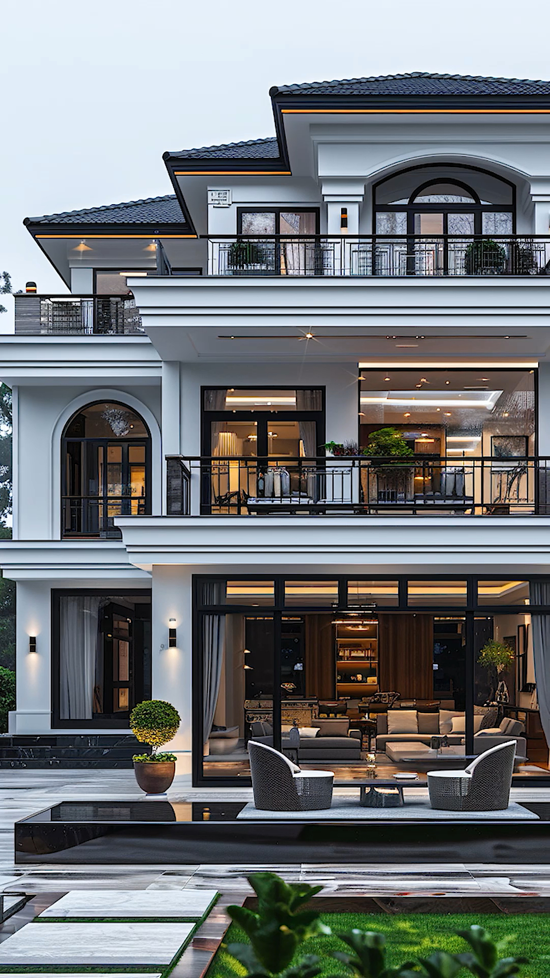 现代风别墅,未来农村流行趋势