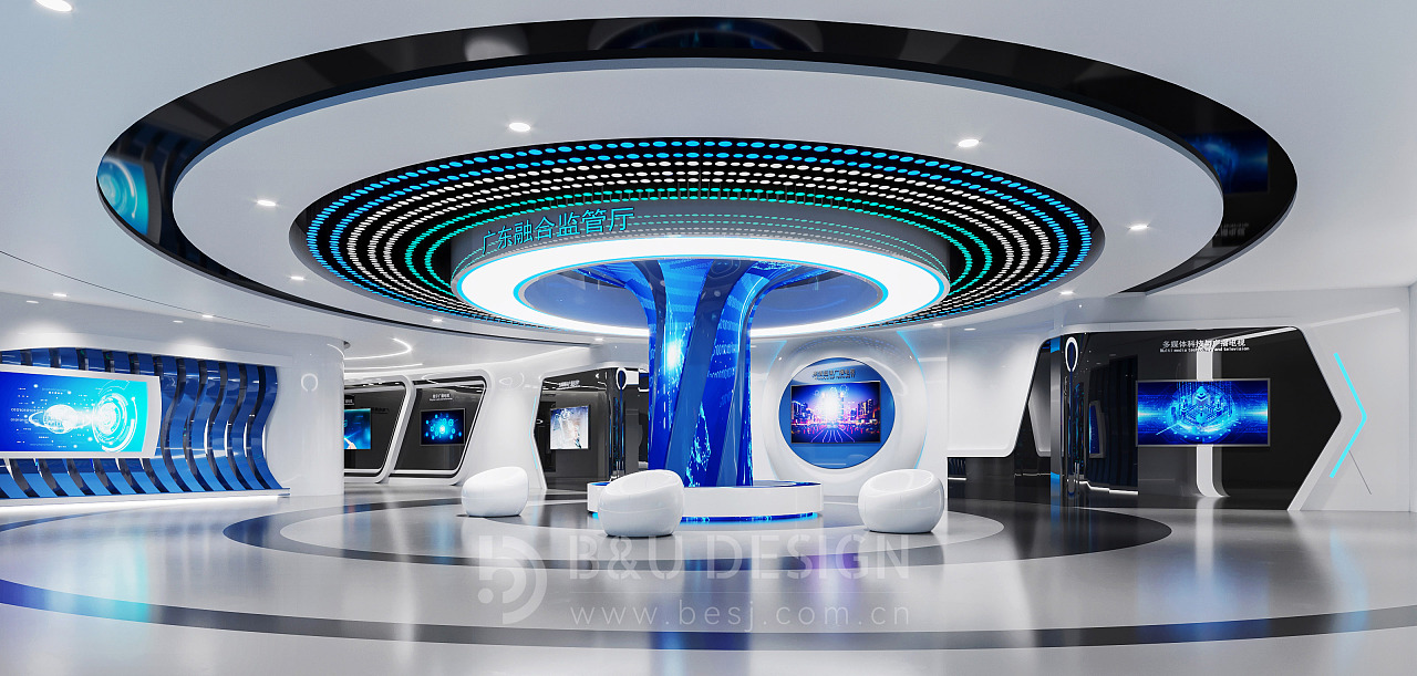 科技展厅设计互动魔法和互动桌面