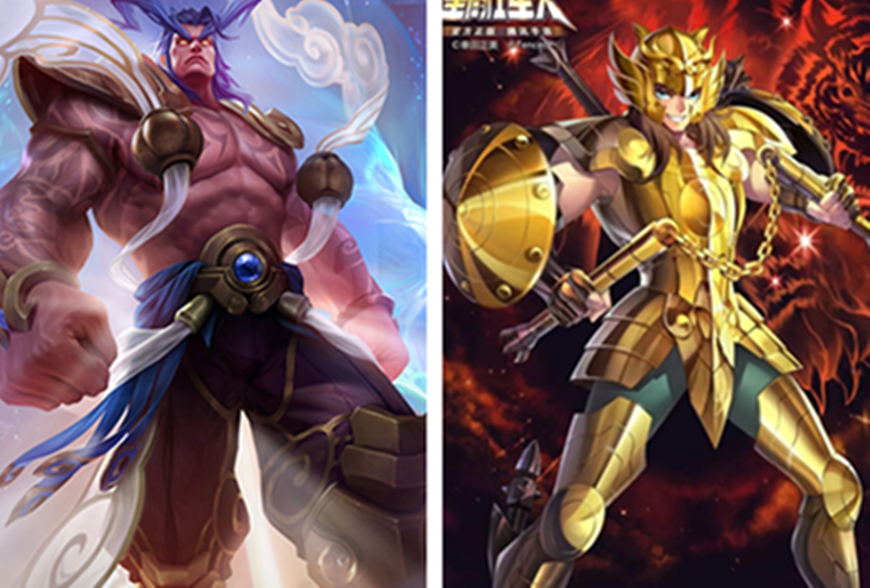 王者荣耀:黄金圣斗士皮肤已出4款,猜猜剩余8位英雄会是谁?