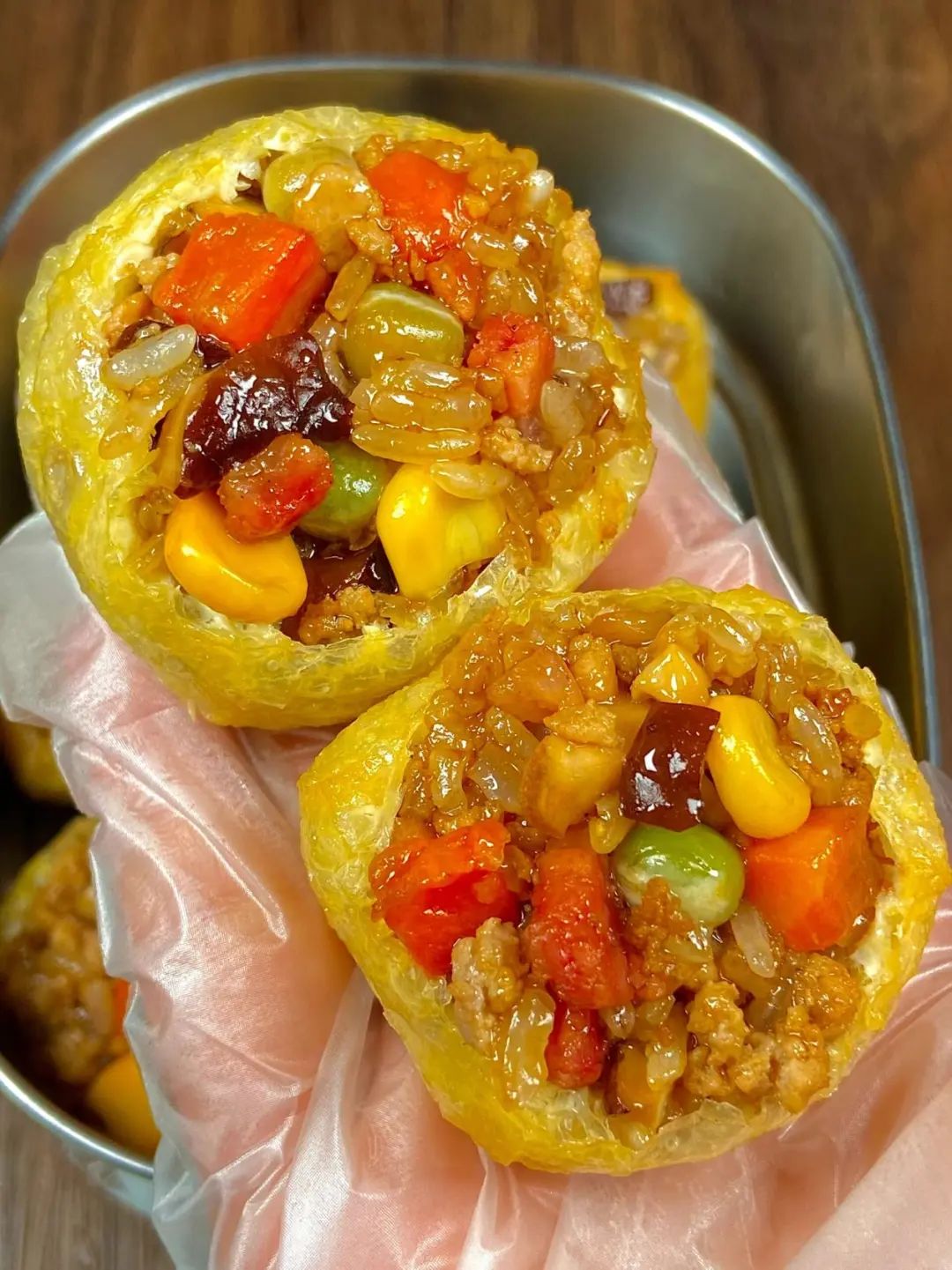 糯米酿豆腐泡,一道独特美味的佳肴